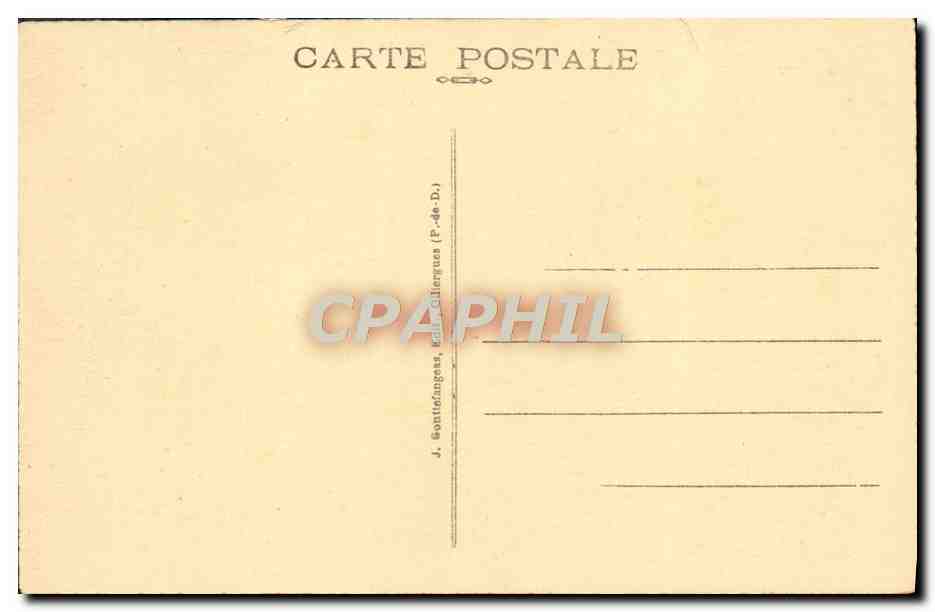 Saint-Nectaire — Entrée de l'Établissement Thermal — G. D'O. - 522 — Reverso