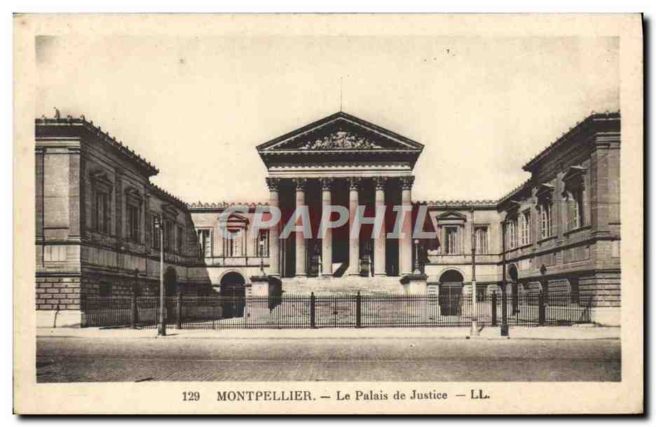 CPA Montpellier Le Palais De Justice