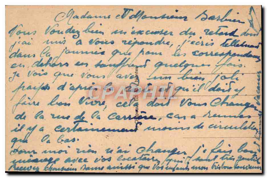 CPA Chateaubriant Au chateau les parterres de la cour d'honneur vers 'lentree et le donjon — Rückseite