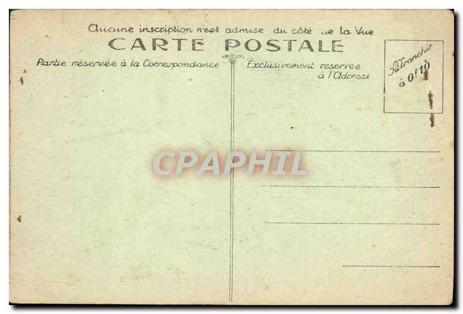 CPA Biarritz La Grande Plage — Verso