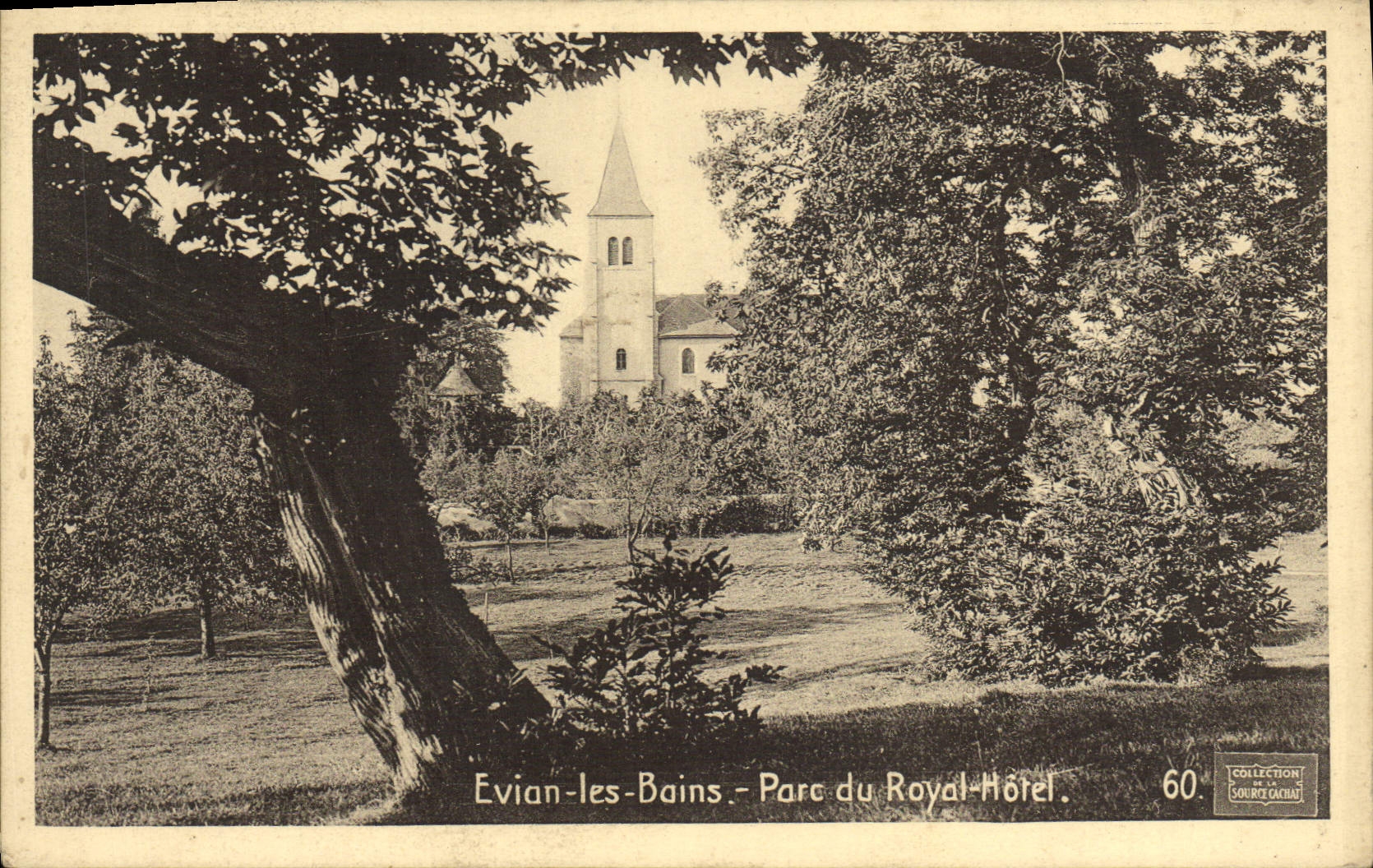 CPA Evain Les Bains Parc Du Royal Hotel