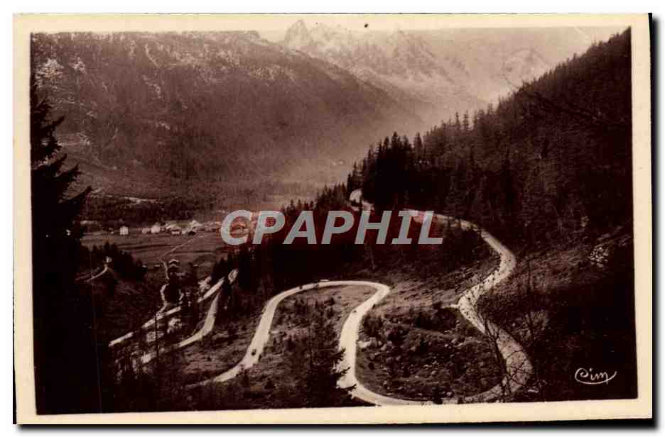 Les Lacets du Col des Montets — Argentières (Haute-Savoie) — Imp. Combier