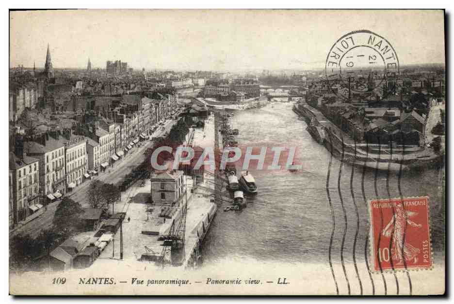 CPA Nantes Vue Panoramique