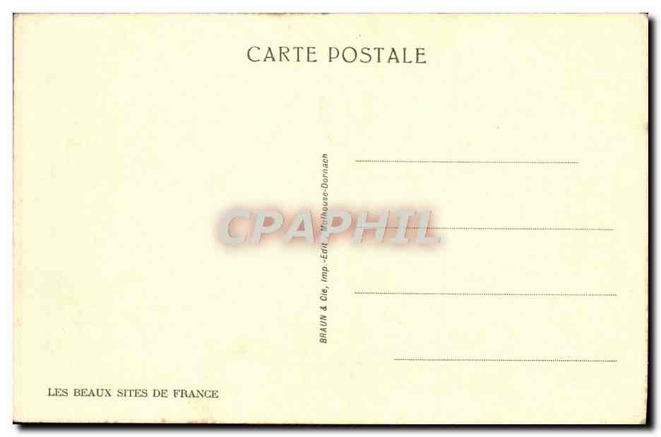 CPA Aix Les Bains Vue Generale Le Revard — Verso