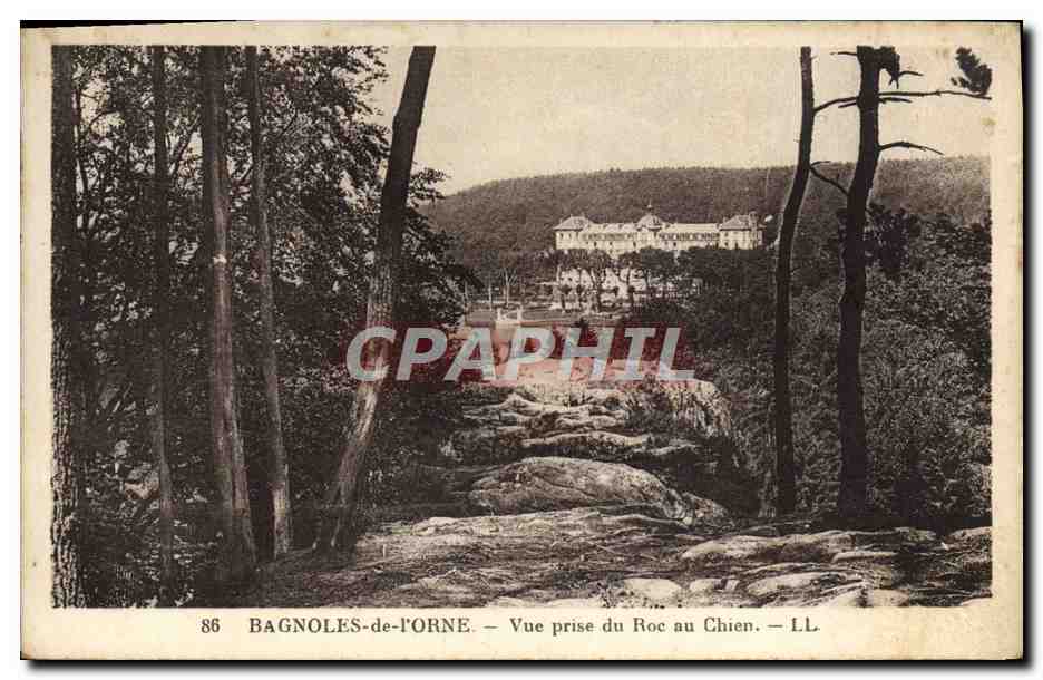Bagnoles-de-l'Orne — Vue prise du Roc au Chien — L.L.
