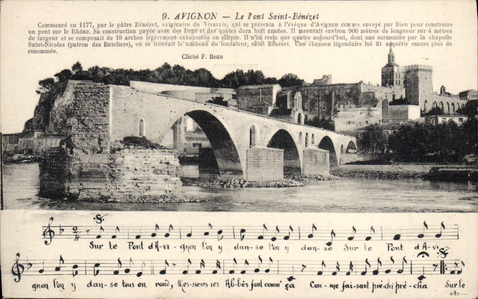 CPA Avignon Le Pont Saint Benezet