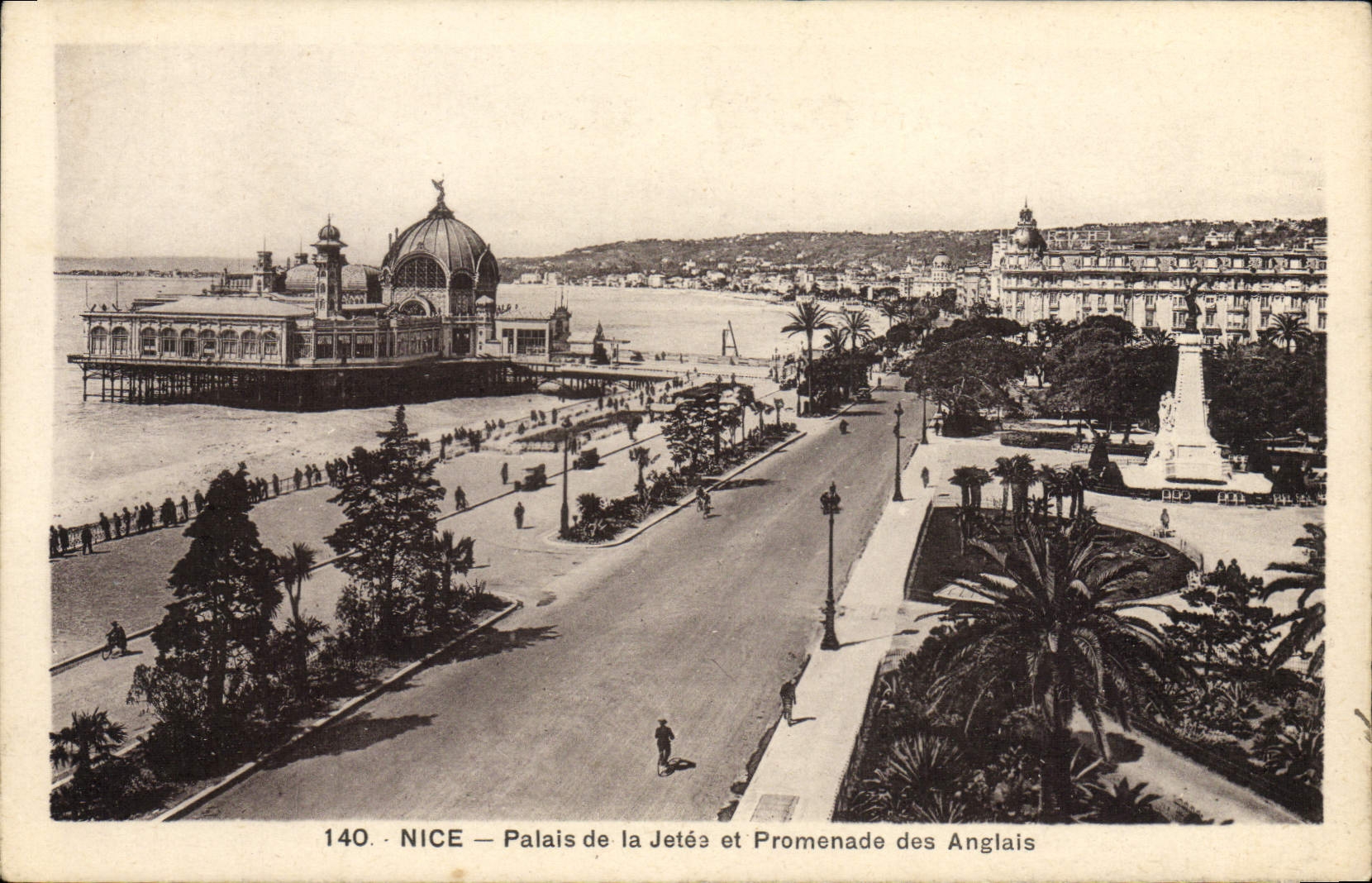 CPA Nice Palais De La Jetee Et Promenade Des Anglais