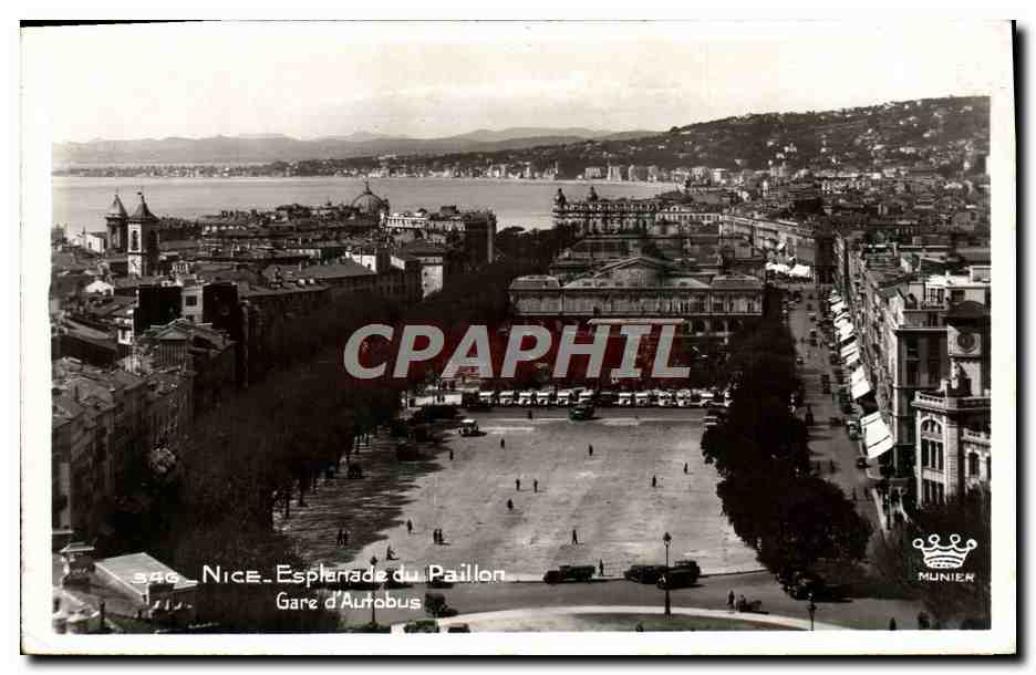 CPM Nice Esplanade Du Paillon Gare D'Autobus