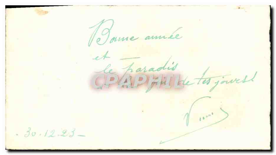 CPA Fantaisie Bonne Annee — Verso