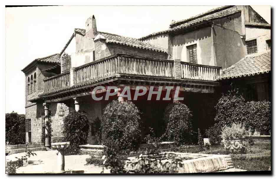 CPM Toledo Casa Del Greco Jardin Rodriguez
