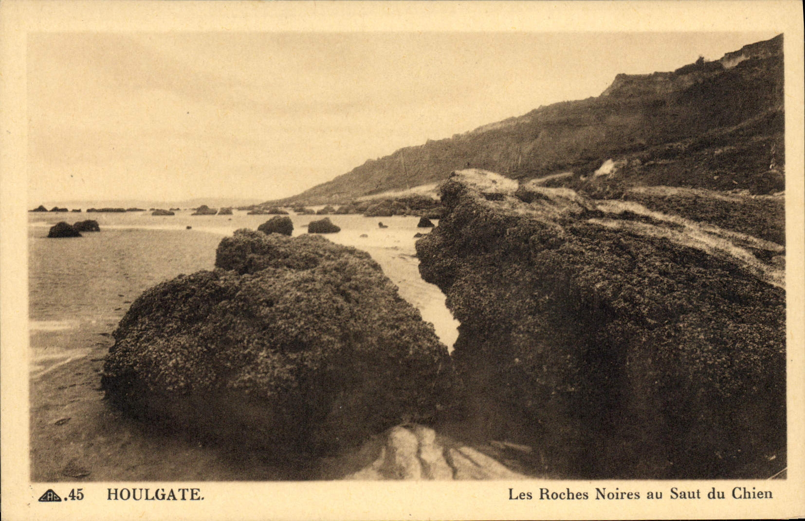 Les Roches Noires au Saut du Chien — Houlgate — Éd. Librairie Vincan-Agron