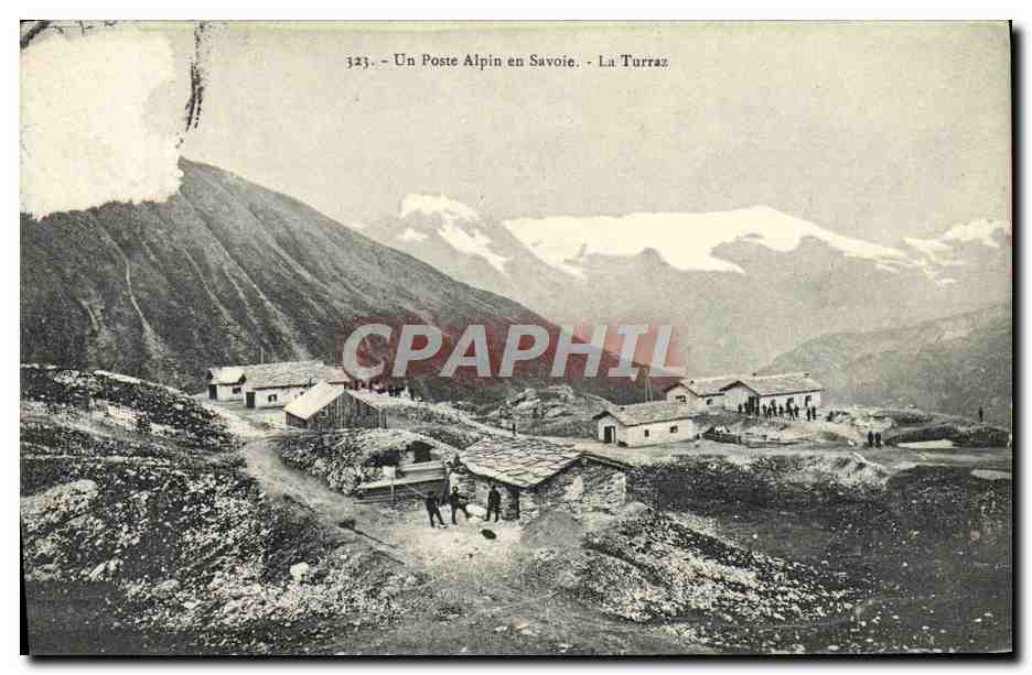 CPA Un Poste Alpin En Savoie La Turraz