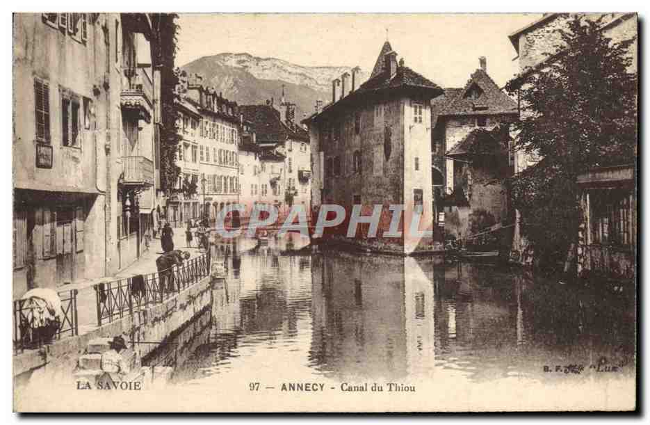 CPA Annecy Canal Du Thiou