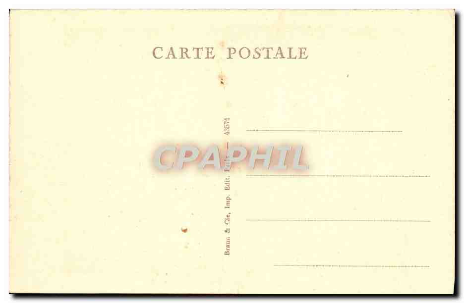 CPA Raphael Sanzio La Dispute Du Saint Sacrement — Verso