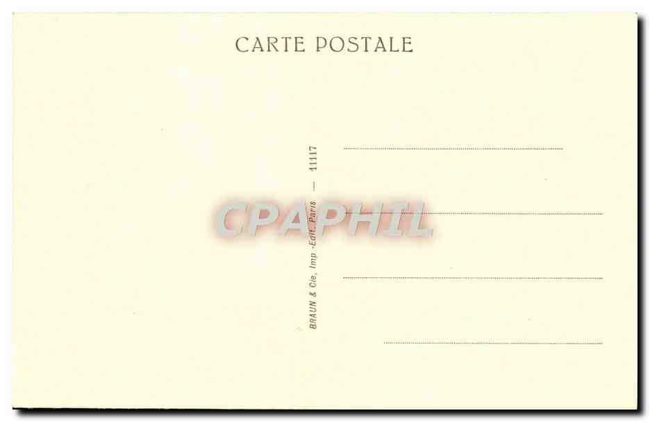 CPA Paris Musee du Louvre Le Correge Mariage mystique de Ste Catherine d'Alexandrie  — Verso