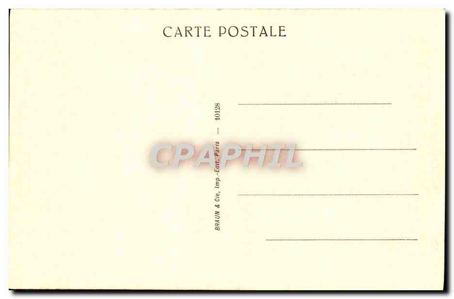 CPA Francois Clouet Charles IX Roi De France — Verso