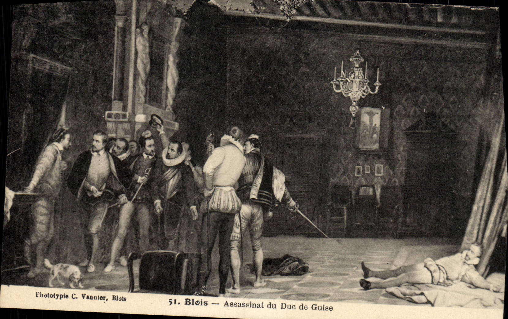 CPA Blois Asassinat Du Duc De Guise