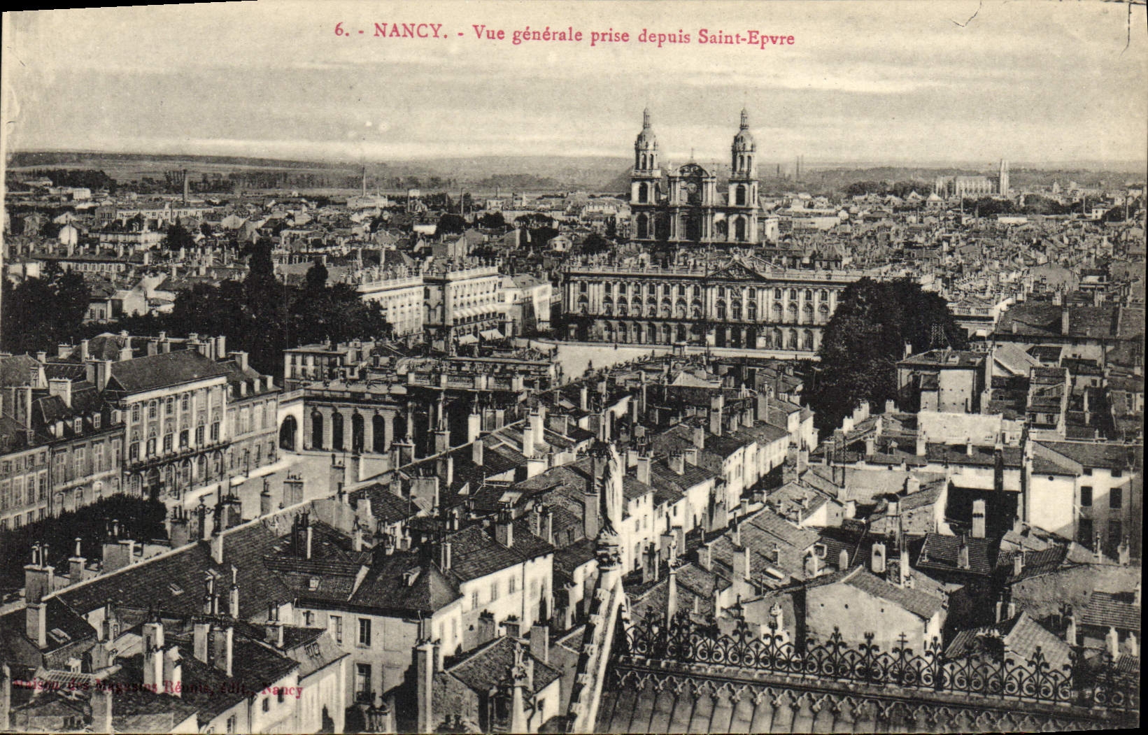 CPA Nancy Vue Generlae Prise Depais Saint Epvre