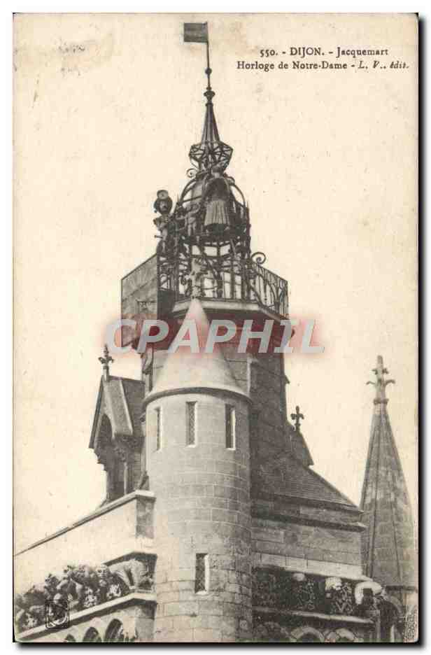 CPA Dijon Jacquemart Horloe De Notre Dame