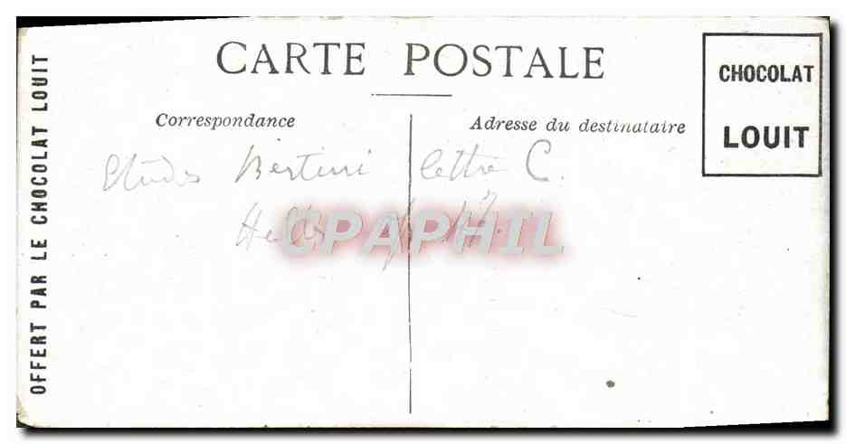 CPA Vichy Nouveau Parc Bassin Des Cygnes — Verso