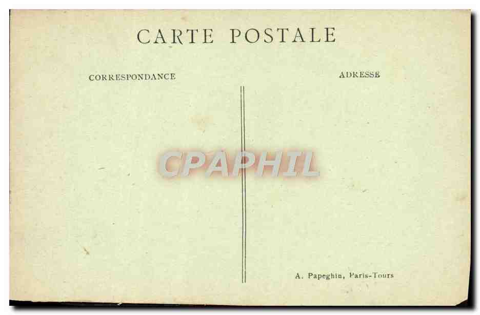 CPA Paris La Gare Des Invalides — Rückseite