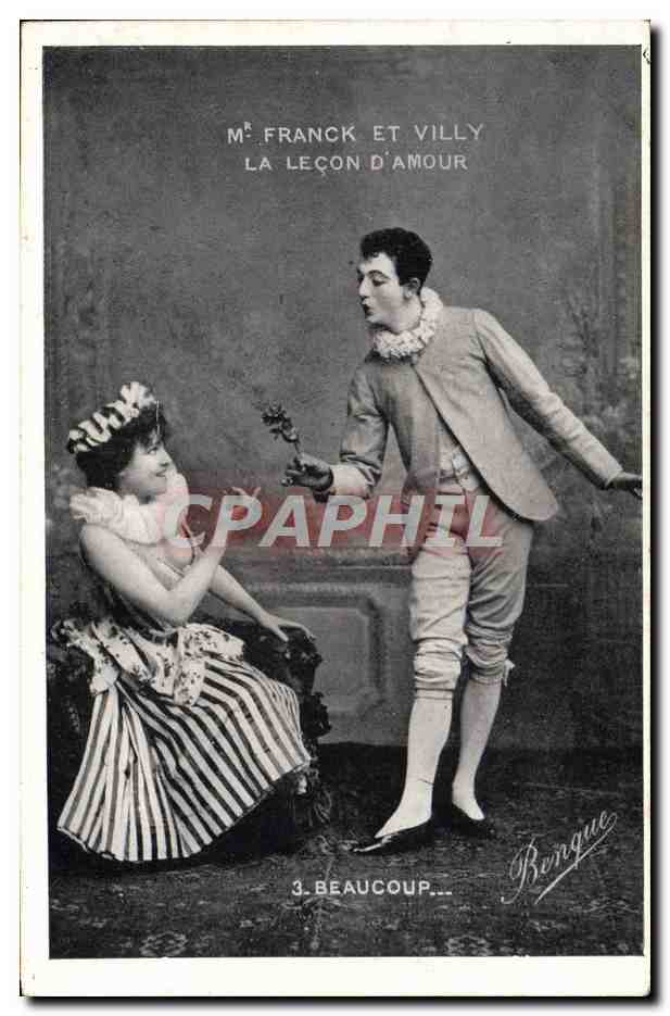 Mme Franck et Villy — La Leçon d'Amour — Bonque, n°3. Beaucoup