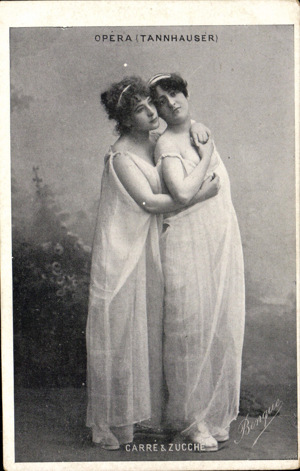 CPA Opera Tannhauser Carre & Zucche Femmes