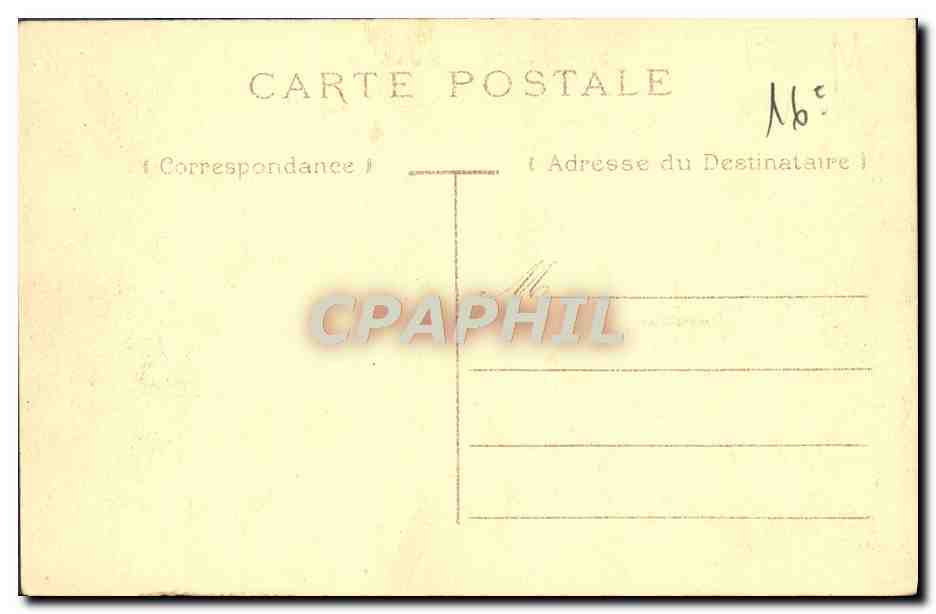 CPA Paris Porte Dauphine — Rückseite