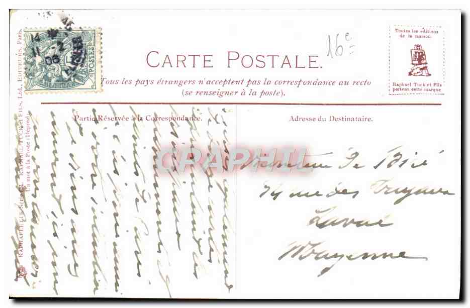 CPA Paris Bois De Boulogne Cheval Caleche  — Rückseite