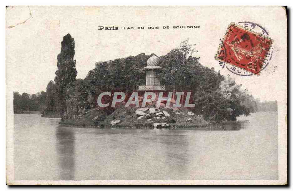 CPA Paris Lac Du Bois De Boulogne