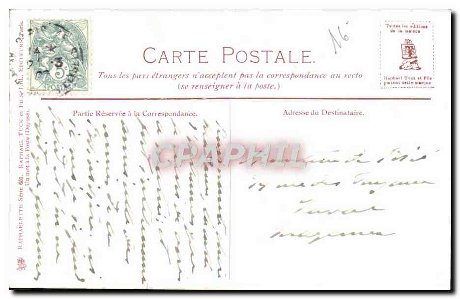 CPA Paris Bois De Boulogne Chevaux Cheval — Back