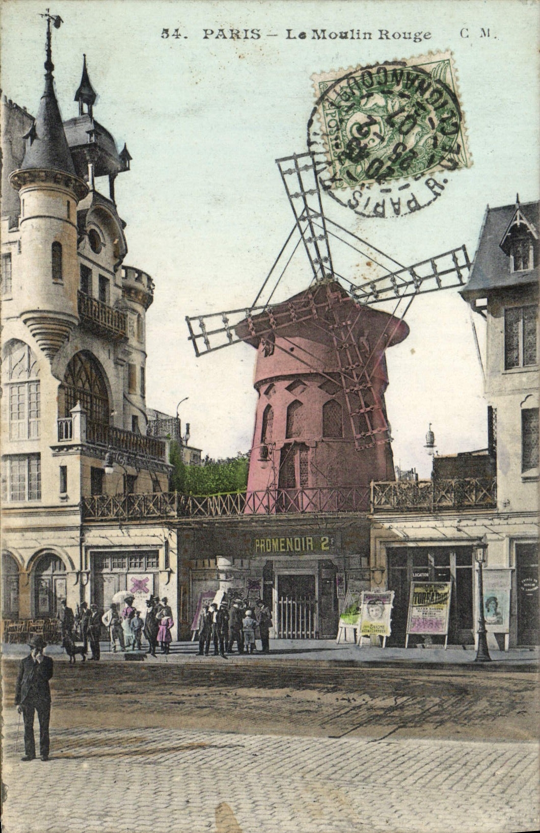 CPA Paris Le Moulin Rouge