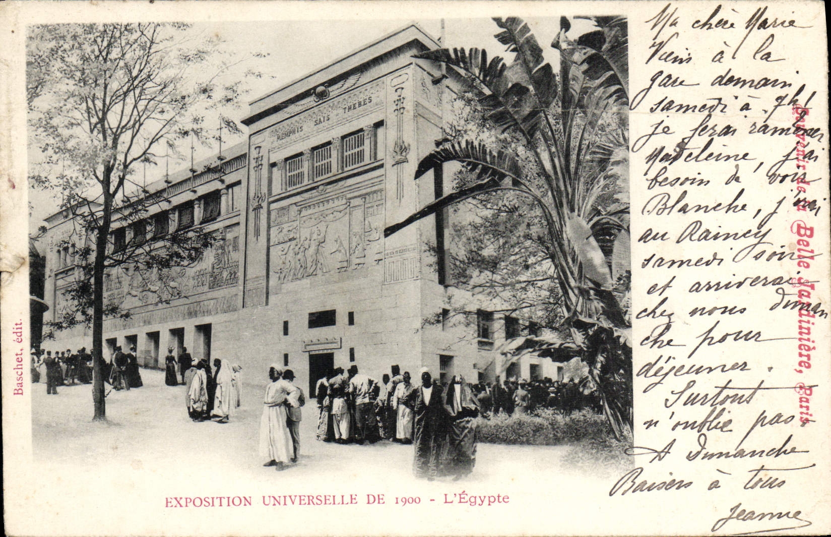 CPA Paris L'Egypte Exposition universelle 1900 
