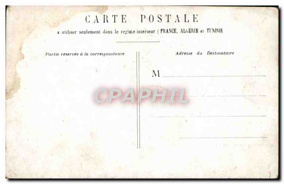 CPA Paris Palais Du Trocadero — Rückseite