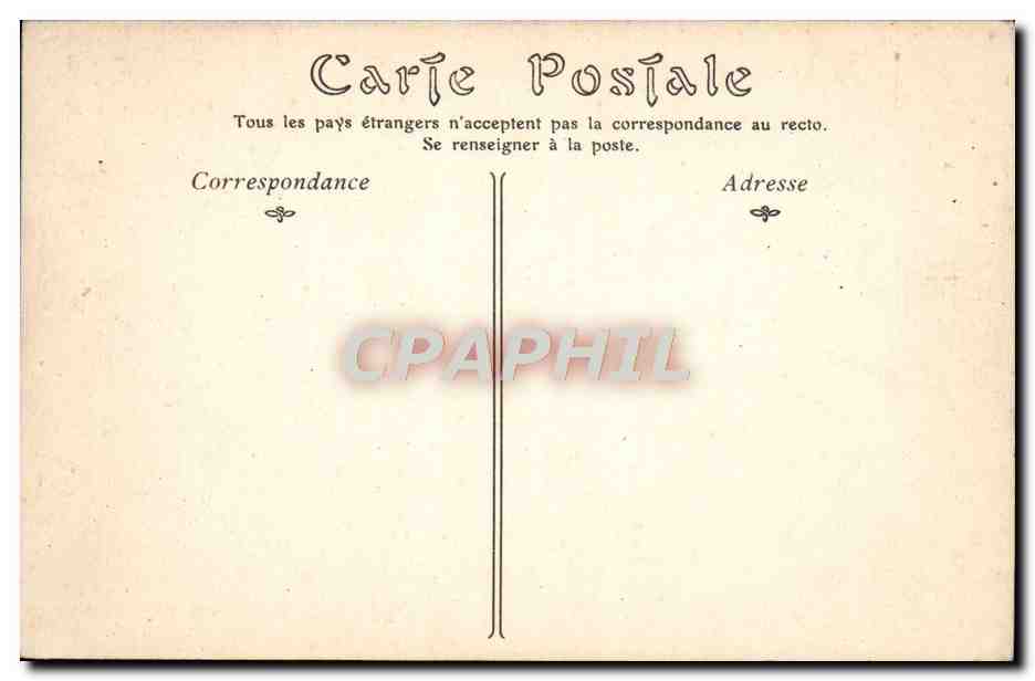 CPA Paris Eglise Notre Dame Porte Rue Du Cloitre Notre Dame — Verso