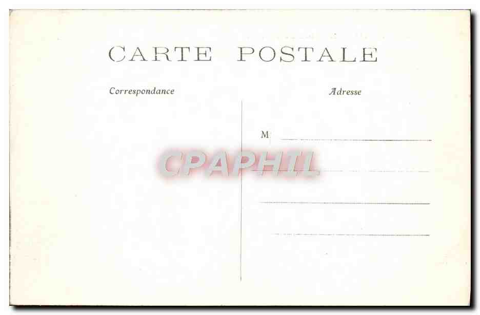 CPA Paris Le Lion De Belfort — Rückseite