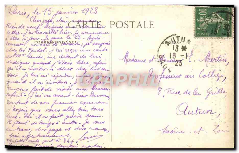 CPA Paris Chapelle Des Invalides Le Tombeau de Napoleon 1er  — Verso