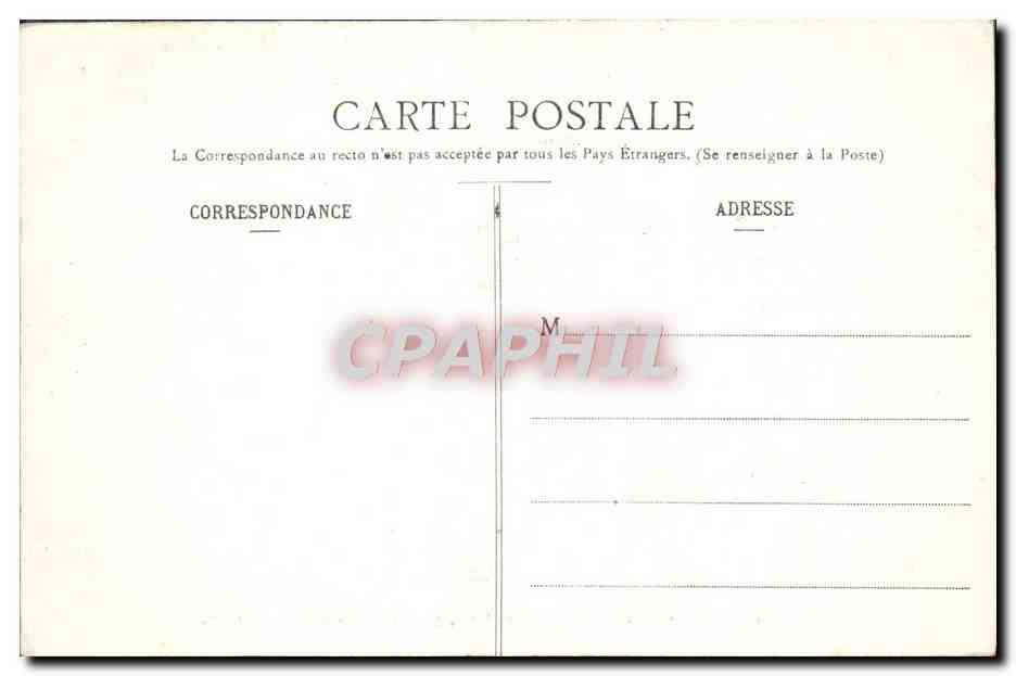CPA Paris Fontaine De Medicis Par De Brosse — Verso