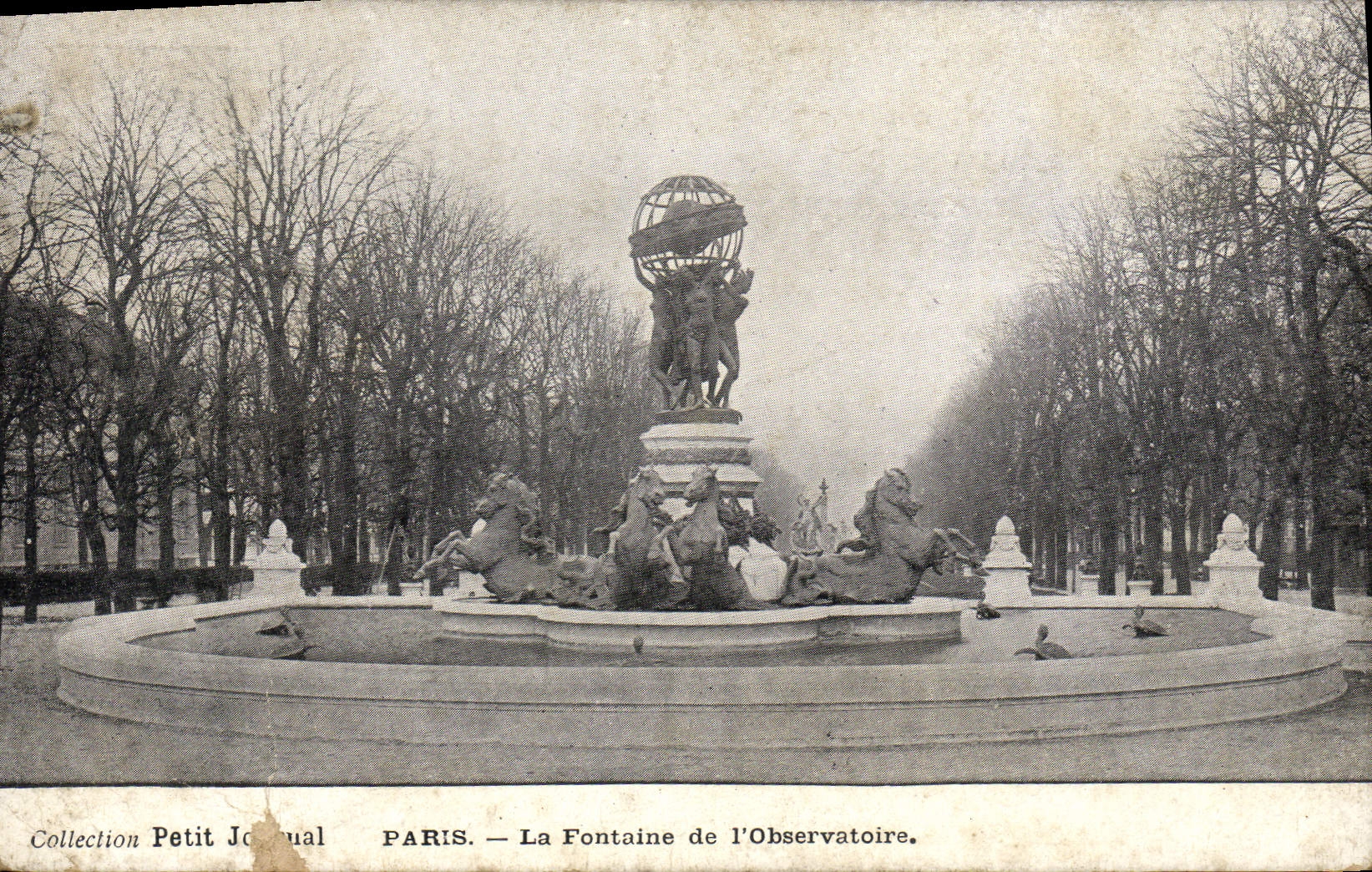 Paris — La Fontaine de l'Observatoire — Collection Petit Journal