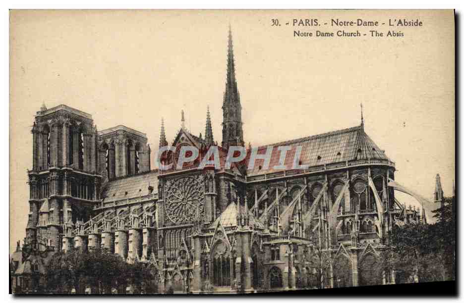 CPA Paris Notre Dame L'Abside