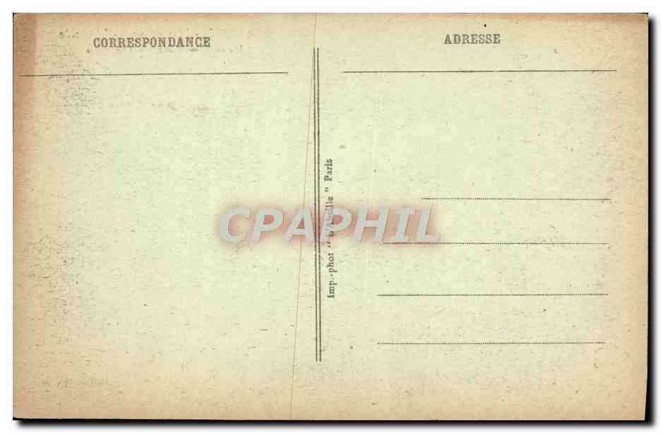 CPA Paris Notre Dame L'Abside — Verso