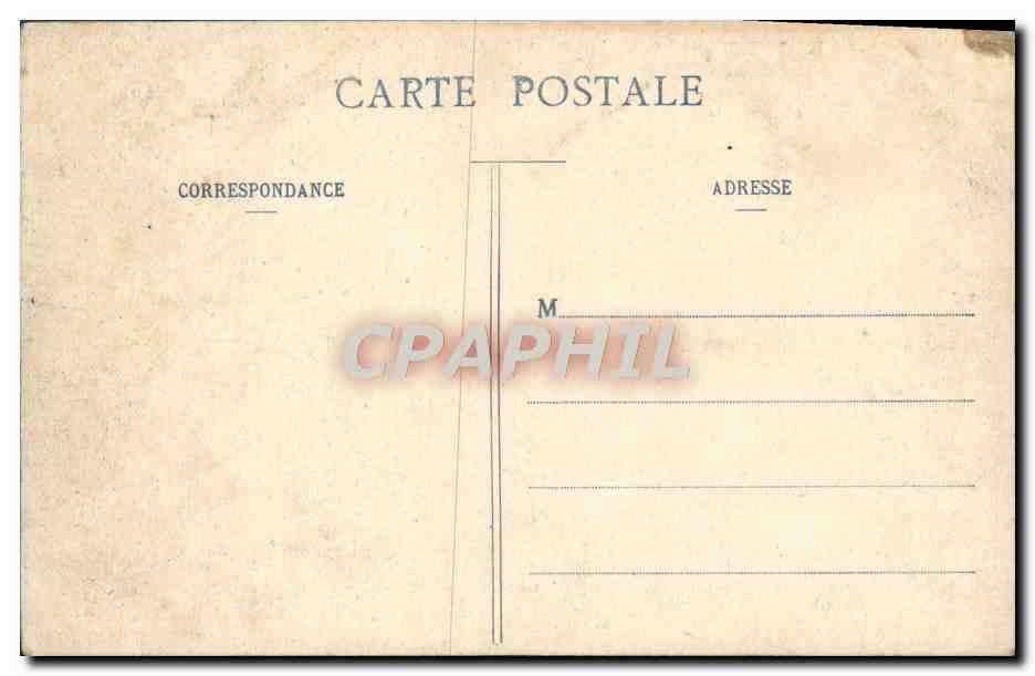 CPA Paris Bois De Boulogne La passerelle sur le lac — Verso
