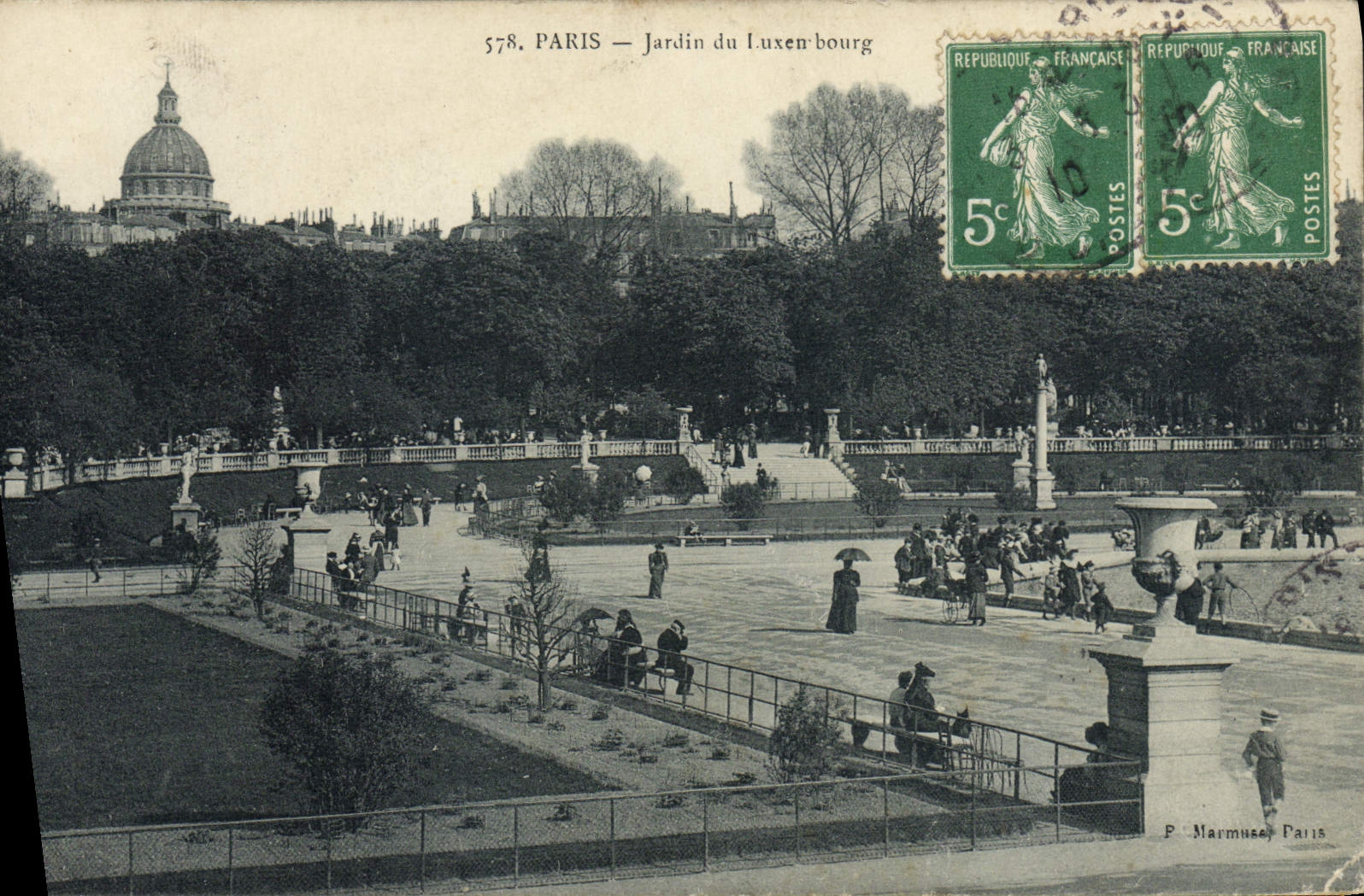 CPA Paris Jardin Du Luxenbourg