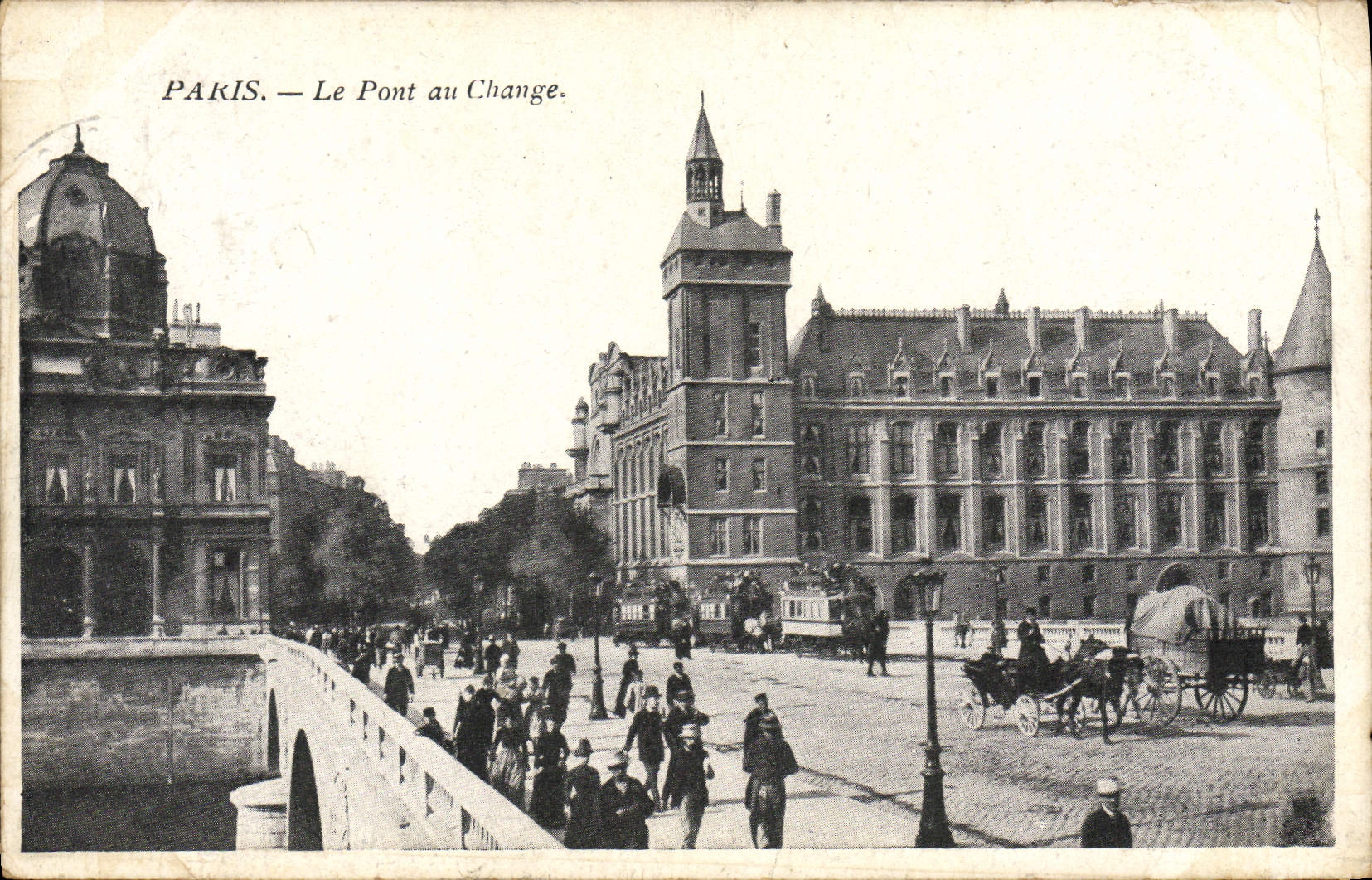 CPA Paris Le Pont Au Change