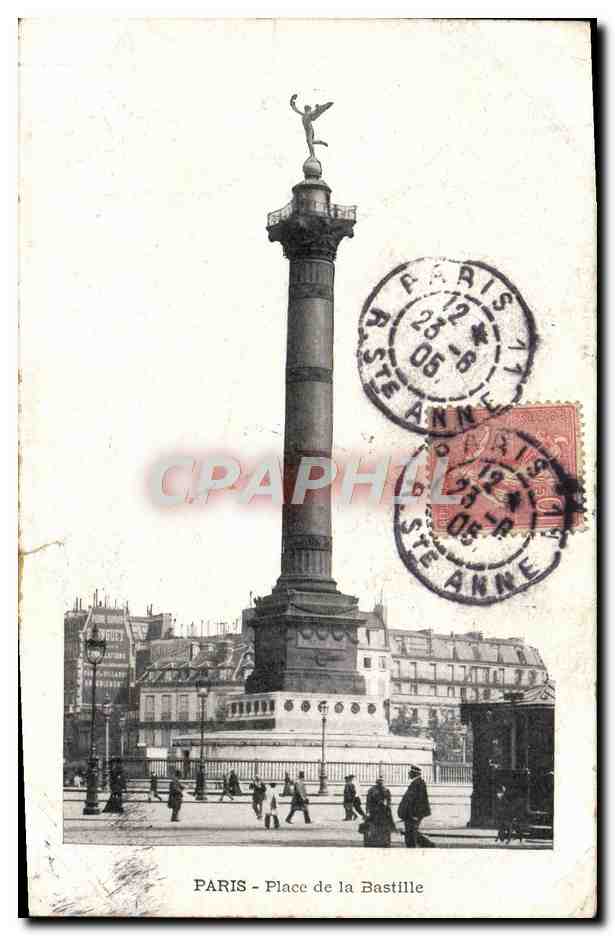 CPA Paris Place De La Bastille
