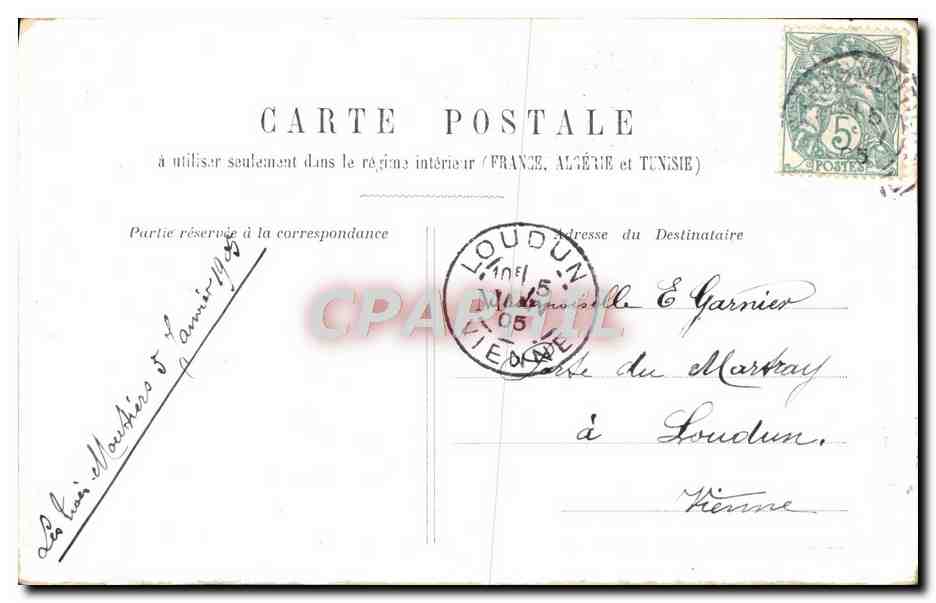 CPA Paris Les Tullerles Pavillion De Flore Bateau peniche  — Rückseite
