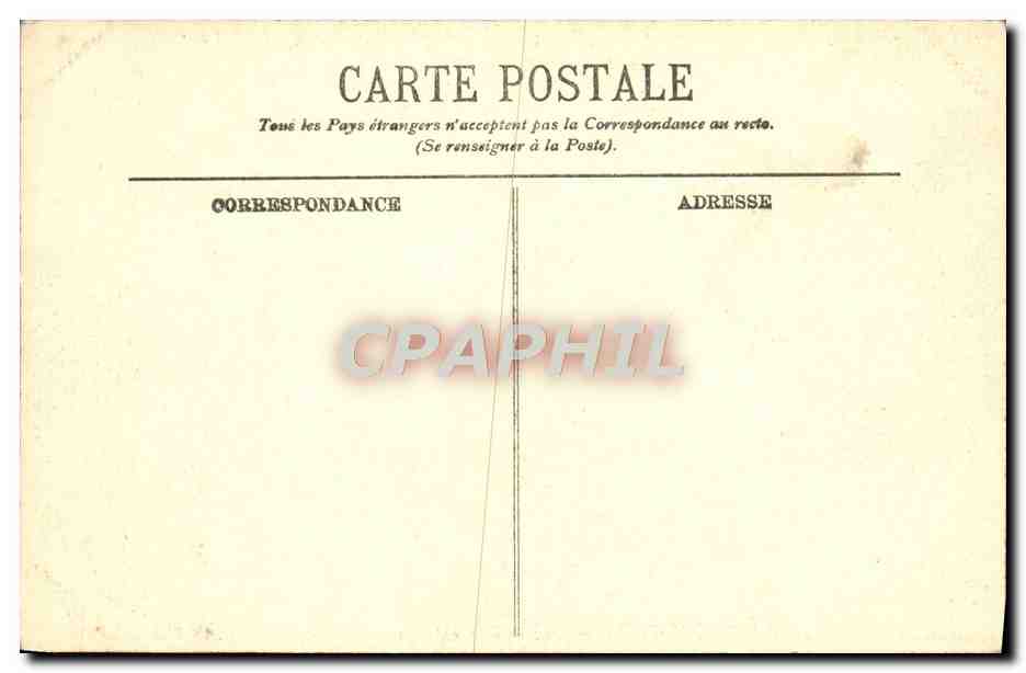 CPA Paris La Fontaine Des Innocents — Rückseite