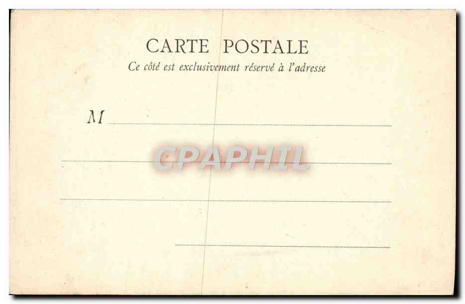 CPA Paris Palais De Justice Place Dauphine — Rückseite