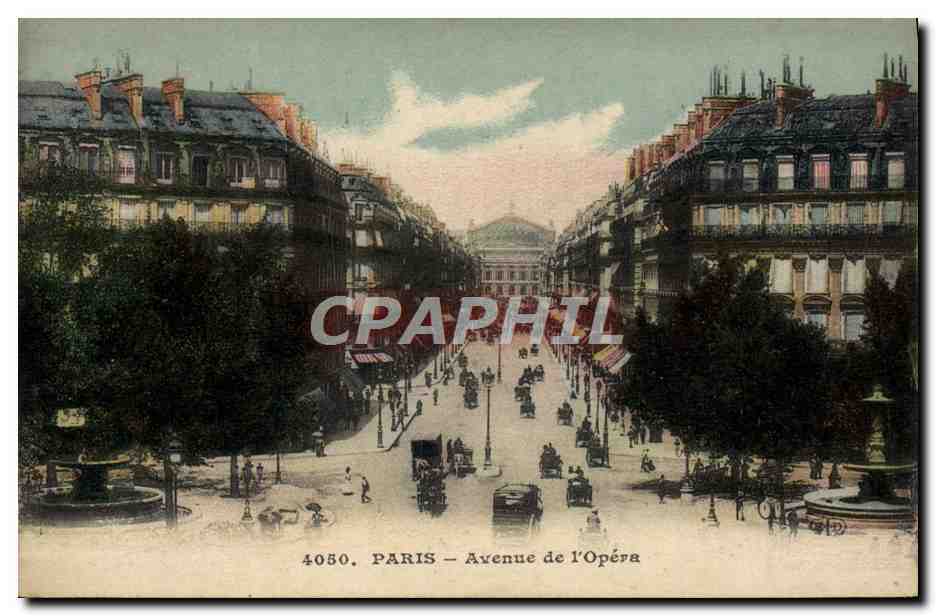 CPA Paris Avenue De I'Opera