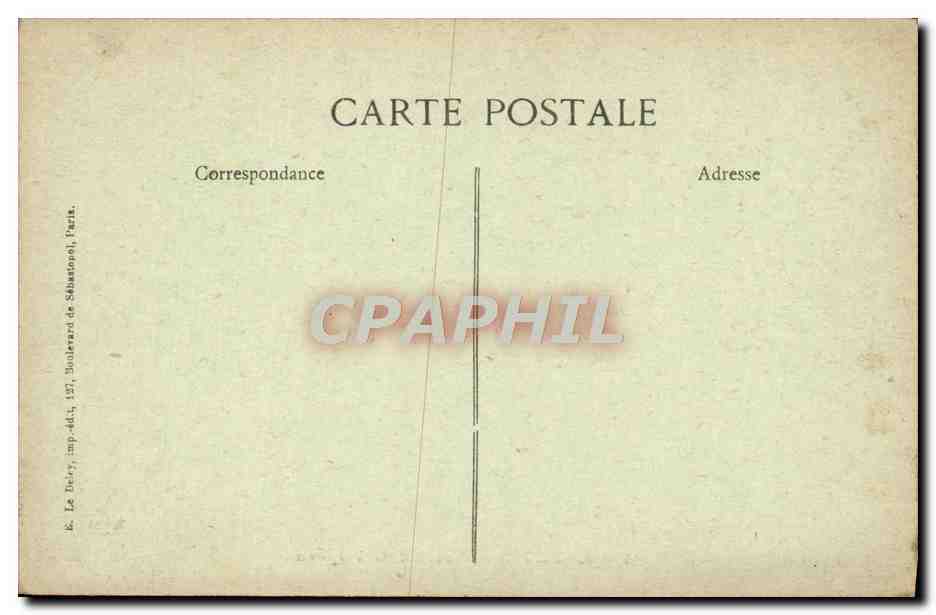 CPA Paris Avenue De I'Opera — Rückseite